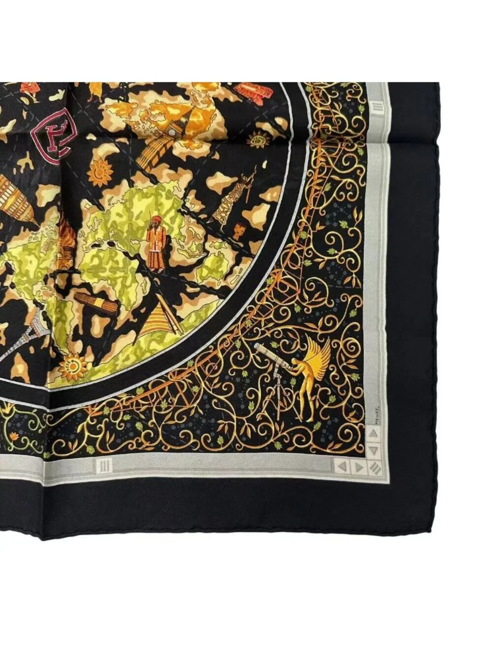 Hermes scarf silk